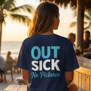 Out Sick No Pictures T-Shirt