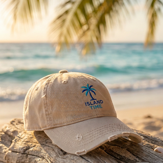 Island Time Khaki Dad Hat