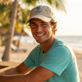 Island Time Khaki Dad Hat