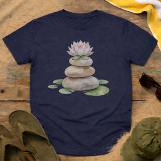Zen Lotus Stack T-Shirt