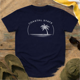 Coastal State White Palm T-Shirt