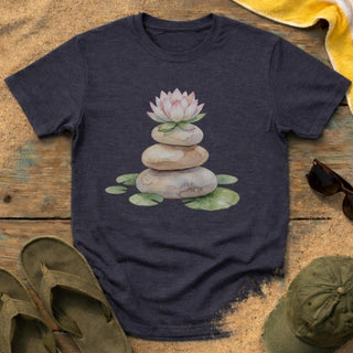 Zen Lotus Stack T-Shirt