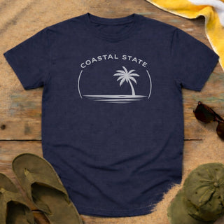 Coastal State White Palm T-Shirt