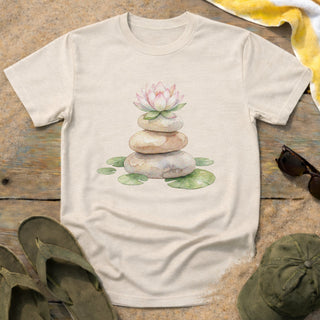 Zen Lotus Stack T-Shirt