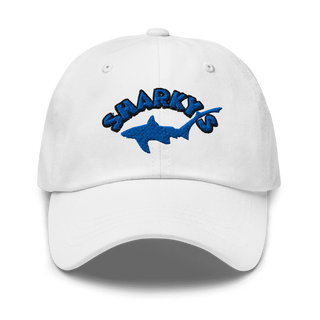 Sharky's White Ball Cap