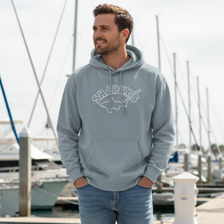 Sharky’s Unisex Embroidered Hoodie